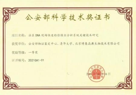 獲獎證書